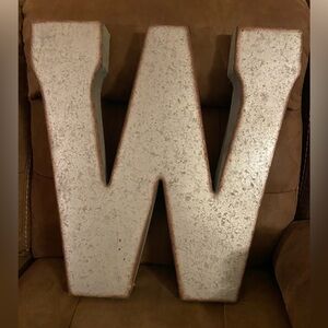 Large metal Letter “W”